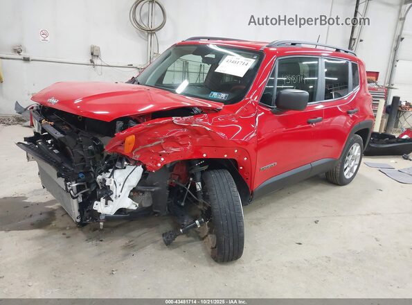 ZACNJBAB9LPL14501 2020 JEEP RENEGADE Красный Передняя левая четверть