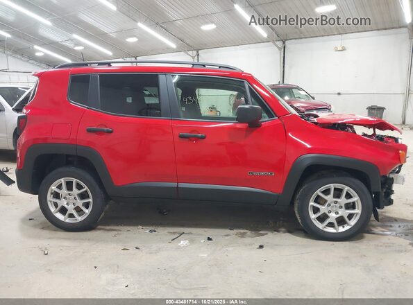ZACNJBAB9LPL14501 2020 JEEP RENEGADE Красный Вид задней части салона