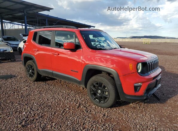ZACNJBB12KPK42867 2019 JEEP RENEGADE Красный Передняя правая четверть
