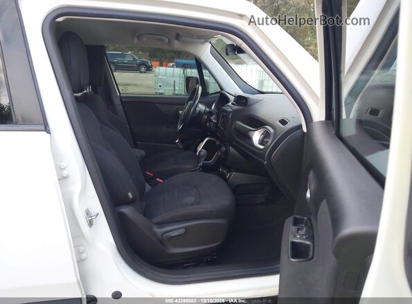 ZACNJBBB0KPJ97632 2019 JEEP RENEGADE White Widok wnętrza z przodu