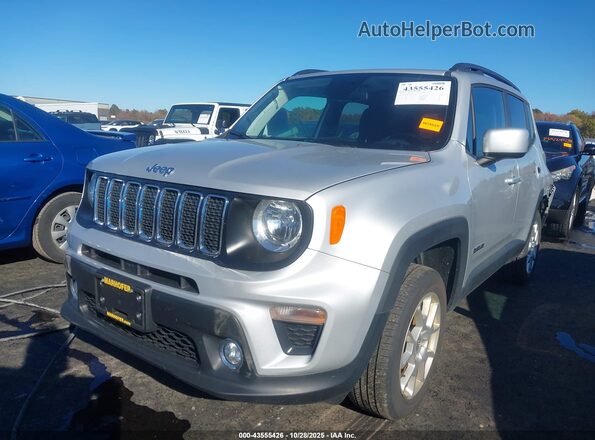 ZACNJBBB0LPL21349 2020 JEEP RENEGADE Silver Առջևի ձախ երեք քառորդ տեսարան