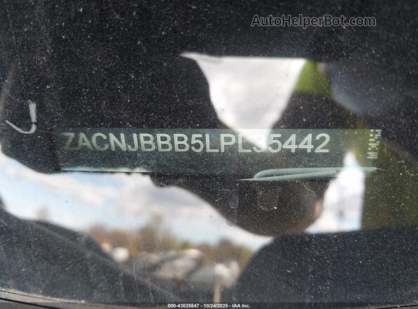 ZACNJBBB5LPL35442 2020 JEEP RENEGADE Gray Engine compartment view