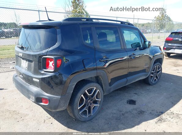 ZACNJBBB5LPL84012 2020 JEEP RENEGADE Black Tył prawy