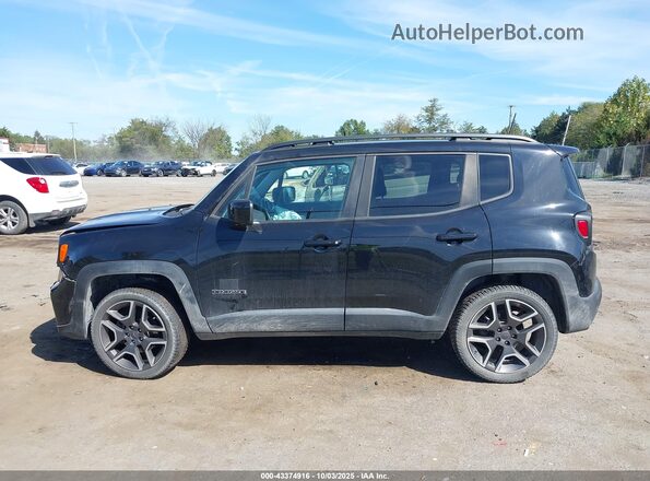 ZACNJBBB5LPL84012 2020 JEEP RENEGADE Black Widok wnętrza 360 stopni