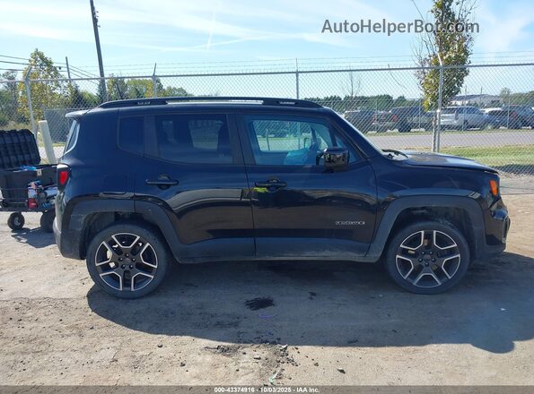 ZACNJBBB5LPL84012 2020 JEEP RENEGADE Black Widok wnętrza z tyłu