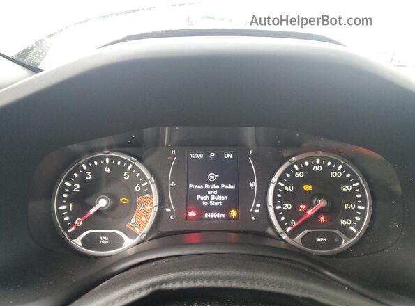 ZACNJBBB9LPL29675 2020 JEEP RENEGADE Серый Вид щитка приборов