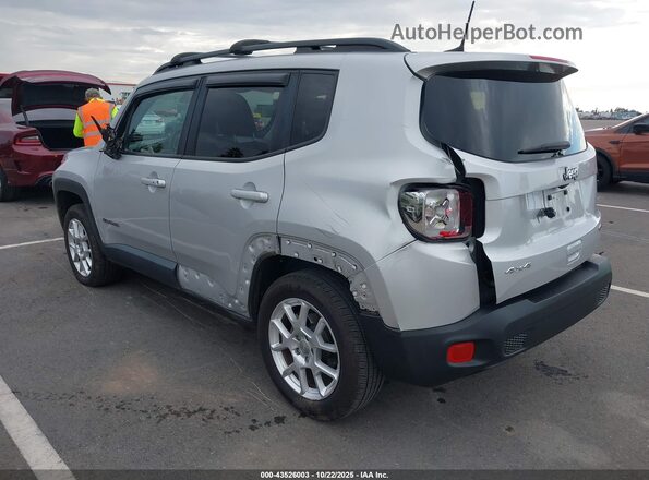ZACNJBBBXLPL44072 2020 JEEP RENEGADE Серебряный Задняя левая четверть