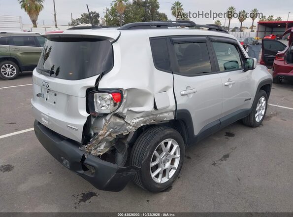 ZACNJBBBXLPL44072 2020 JEEP RENEGADE Серебряный Задняя правая четверть