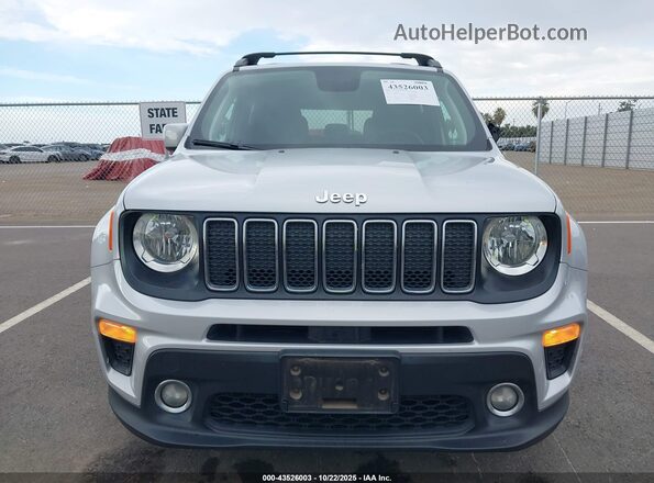 ZACNJBBBXLPL44072 2020 JEEP RENEGADE Серебряный Вид щитка приборов