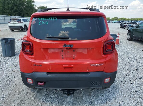 ZACNJBC17LPL40101 2020 JEEP RENEGADE Red Widok z tyłu