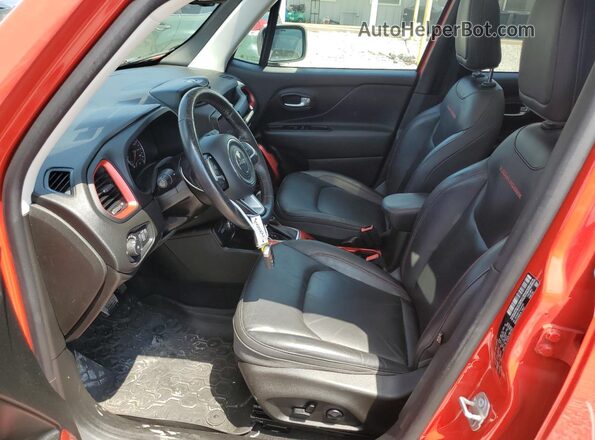 ZACNJBC17LPL40101 2020 JEEP RENEGADE Red Widok wnętrza z przodu