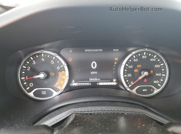 ZACNJBC17LPL40101 2020 JEEP RENEGADE Red Widok zestawu wskaźników