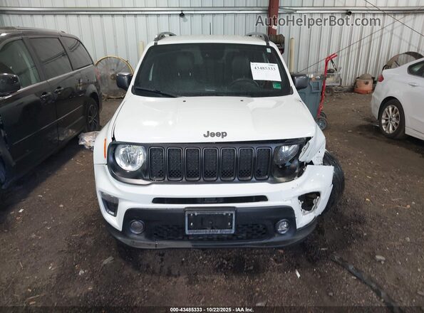 ZACNJCBB0MPM45726 2021 JEEP RENEGADE White Вид щитка приладів