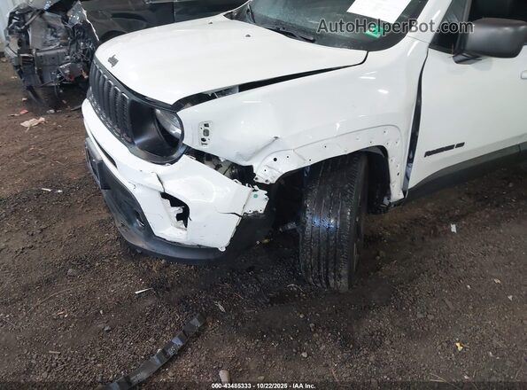 ZACNJCBB0MPM45726 2021 JEEP RENEGADE White Вид спереду