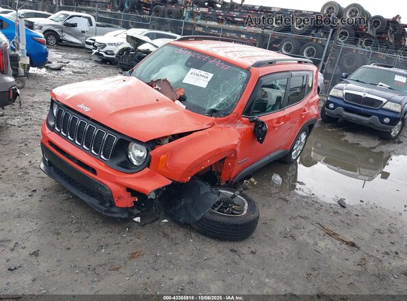 ZACNJCBB0MPN27276 2021 JEEP RENEGADE Orange Առջևի ձախ երեք քառորդ տեսարան