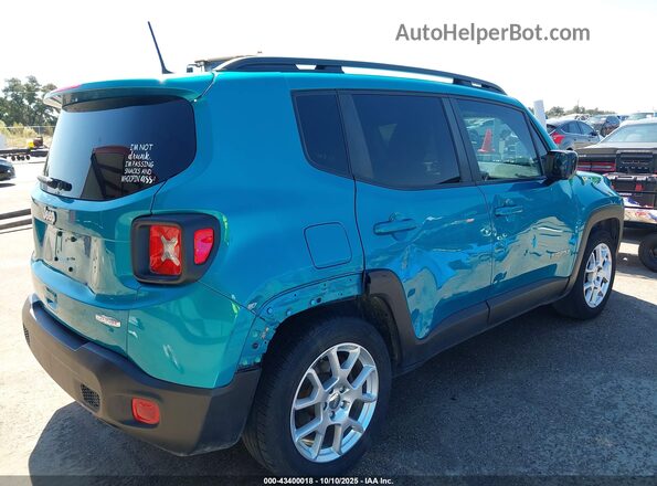 ZACNJCBB6MPM45357 2021 JEEP RENEGADE Blue Задня права чверть