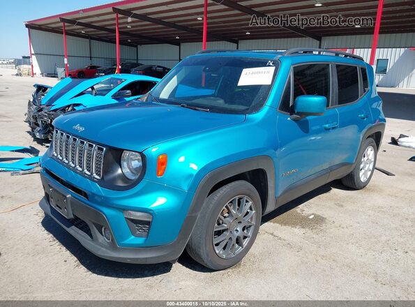 ZACNJCBB6MPM45357 2021 JEEP RENEGADE Blue Передня ліва чверть