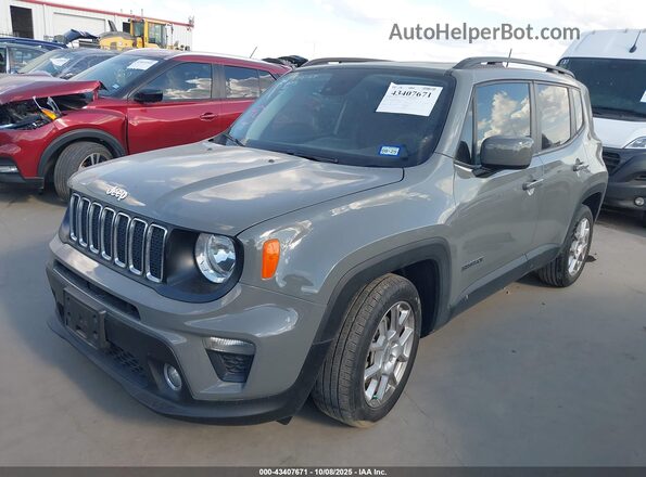ZACNJCBB7MPN24004 2021 JEEP RENEGADE Серый Передняя левая четверть