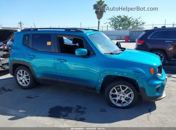 ZACNJCBBXMPN27477 2021 JEEP RENEGADE Blue უკანა სალონის ხედი