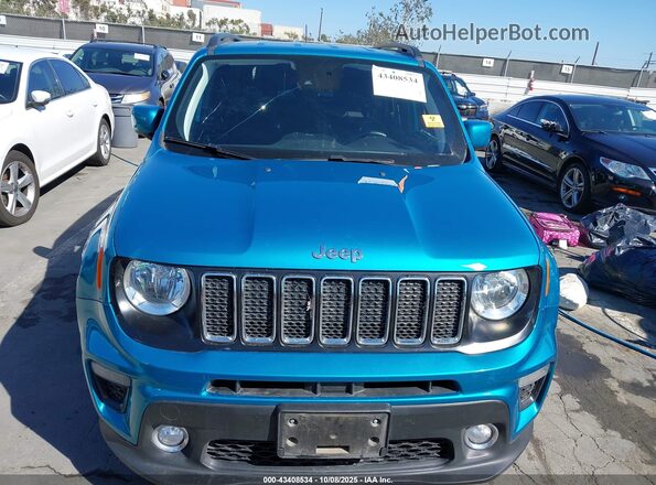 ZACNJCBBXMPN27477 2021 JEEP RENEGADE Blue ხელსაწყოთა პანელის ხედი