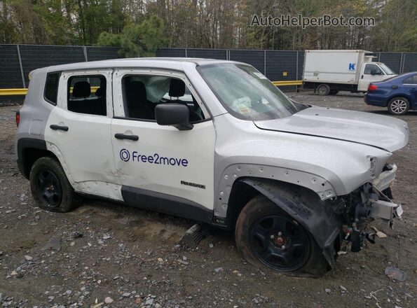 ZACNJDAB0MPN15488 2021 JEEP RENEGADE Silver Delantero derecho