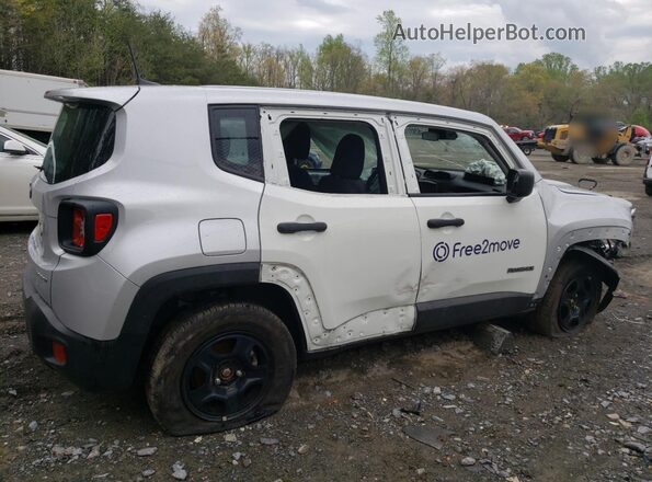 ZACNJDAB0MPN15488 2021 JEEP RENEGADE Silver Trasero derecho