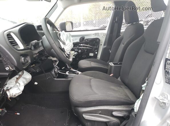 ZACNJDAB0MPN15488 2021 JEEP RENEGADE Silver Vista interior delantera