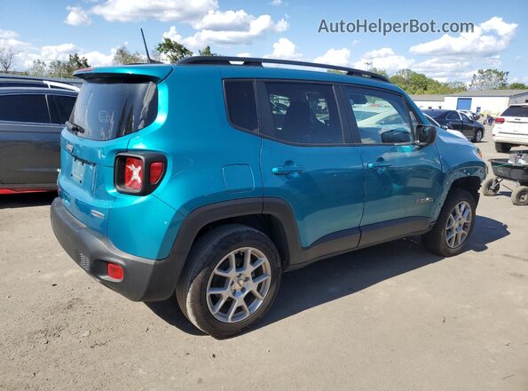 ZACNJDB10NPN46425 2022 JEEP RENEGADE Teal Rear right