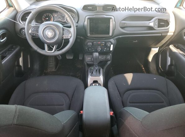 ZACNJDB10NPN46425 2022 JEEP RENEGADE Teal Dashboard view