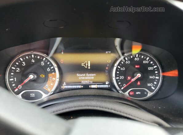 ZACNJDB11PPP45096 2023 JEEP RENEGADE Red Instrument cluster view