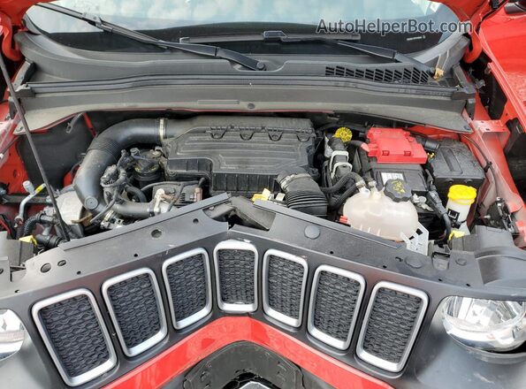 ZACNJDB11PPP45096 2023 JEEP RENEGADE Red Engine compartment view