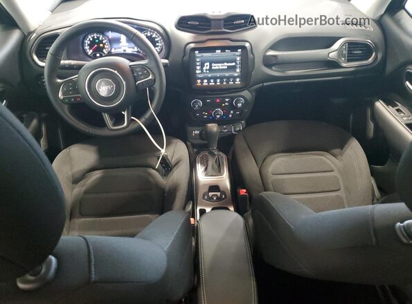 ZACNJDB13NPN59198 2022 JEEP RENEGADE Blue Vista del salpicadero