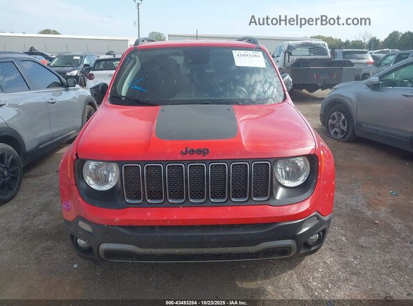 ZACNJDB16PPP33977 2023 JEEP RENEGADE Red Instrument cluster view
