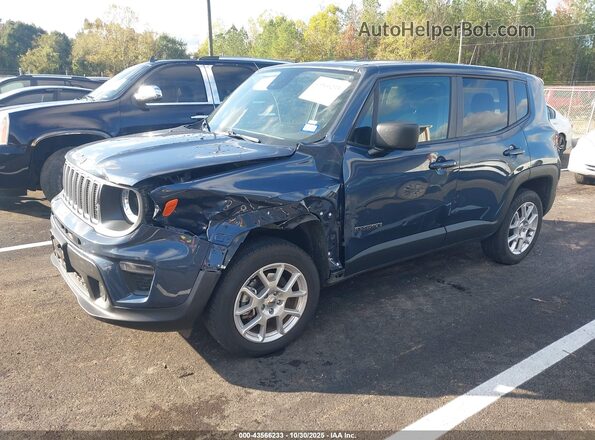 ZACNJDB16PPP70687 2023 JEEP RENEGADE Blue Przód lewy