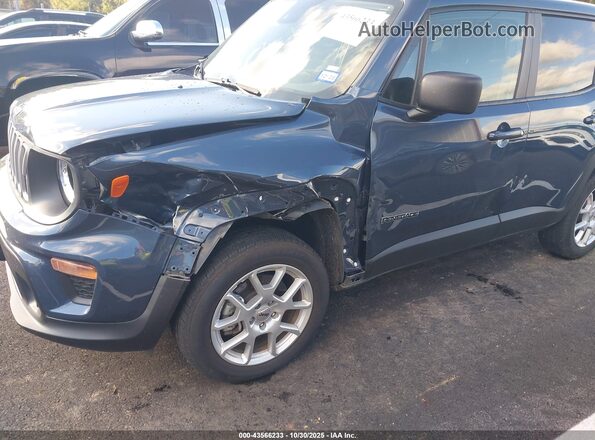 ZACNJDB16PPP70687 2023 JEEP RENEGADE Blue Widok z przodu