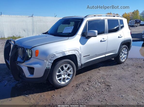 ZACNJDB19MPM41154 2021 JEEP RENEGADE Серебряный Передняя левая четверть