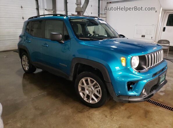 ZACNJDB19NPN56712 2022 JEEP RENEGADE Teal 
