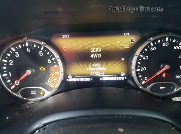 ZACNJDB19NPN56712 2022 JEEP RENEGADE Teal Instrument cluster view