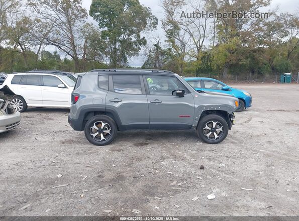 ZACNJDC19NPN46986 2022 JEEP RENEGADE Gray უკანა სალონის ხედი