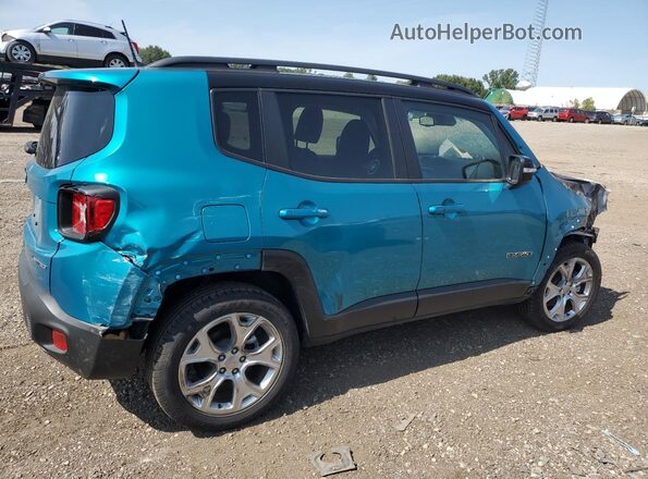 ZACNJDD11NPN82881 2022 JEEP RENEGADE Turquoise Tył prawy