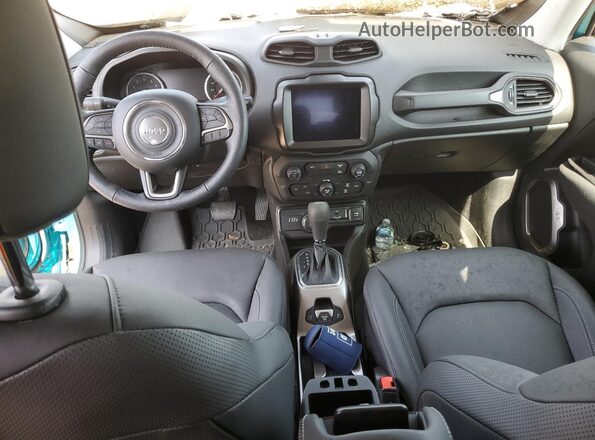 ZACNJDD11NPN82881 2022 JEEP RENEGADE Turquoise Widok deski rozdzielczej