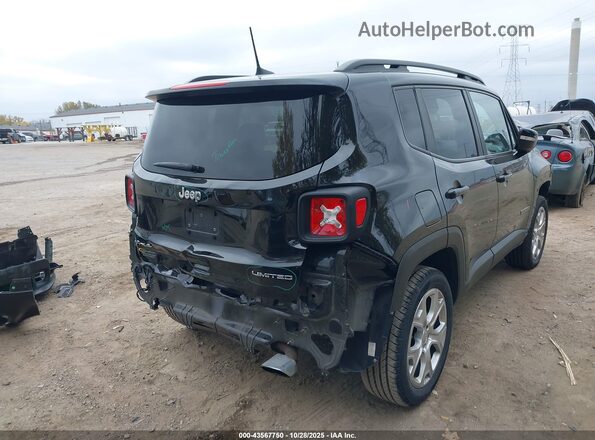 ZACNJDD17NPN45527 2022 JEEP RENEGADE Black Trasero derecho