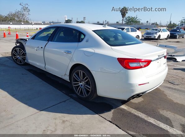 ZAM56RPL4H1226584 2017 MASERATI QUATTROPOR White Trasero izquierdo