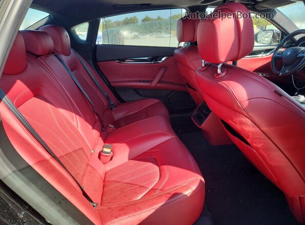 ZAM56RPL9H1228962 2017 MASERATI QUATTROPOR Black Vista de los asientos traseros