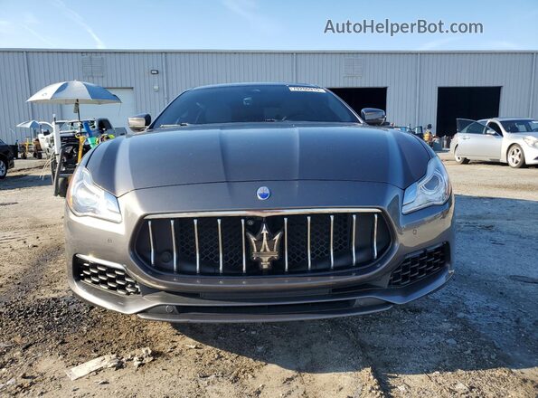 ZAM56RPLXH1237136 2017 MASERATI QUATTROPOR Gray Front view