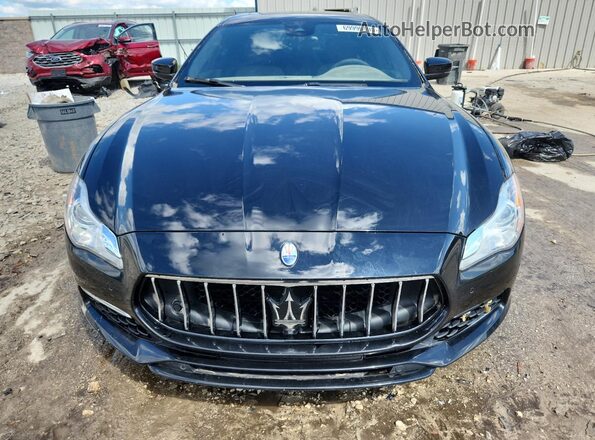 ZAM56RRL6H1235977 2017 MASERATI QUATTROPOR Black Вид спереду