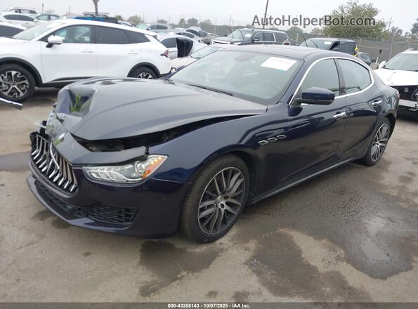 ZAM57XSA4K1325856 2019 MASERATI GHIBLI Dark Blue Передняя левая четверть