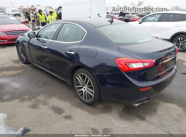ZAM57XSA4K1325856 2019 MASERATI GHIBLI Dark Blue Задняя левая четверть