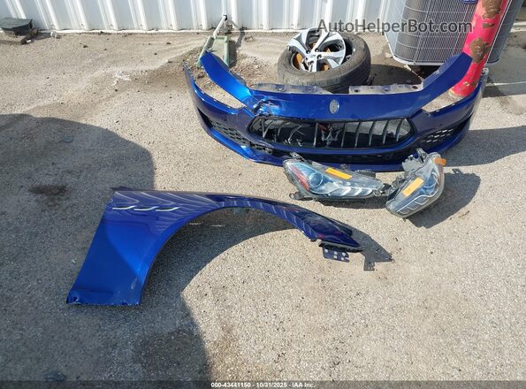 ZAM57XSA6J1293216 2018 MASERATI GHIBLI Blue Вид щитка приладів