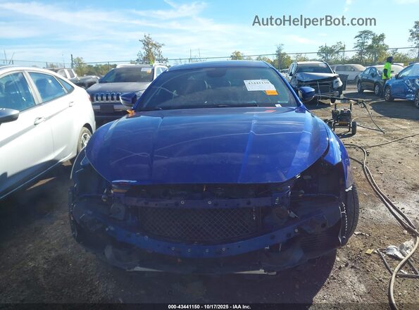 ZAM57XSA6J1293216 2018 MASERATI GHIBLI Blue Вид задньої частини салону